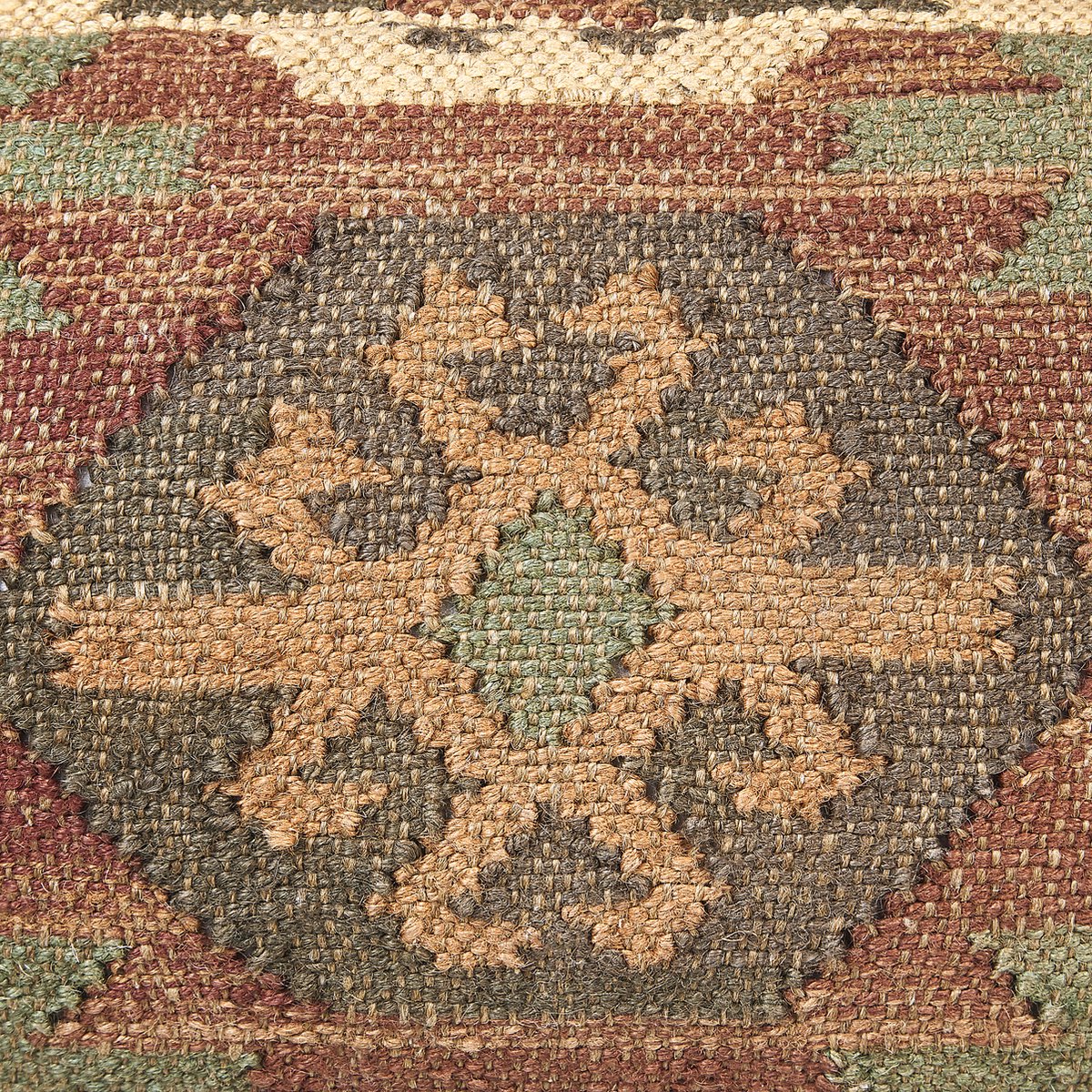 Beliani CUMBUM Poef Multicolor