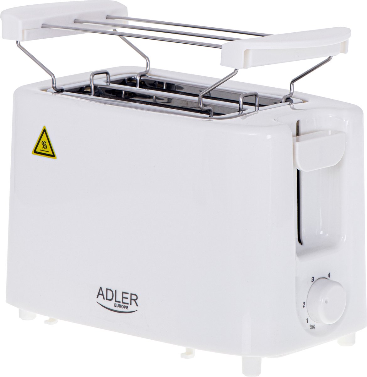 Adler Top Choice - Broodrooster - Toaster - Wit - 1000 Watt