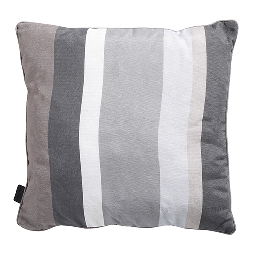 Madison Sierkussen 50x50 Stripe Grey - Grijs