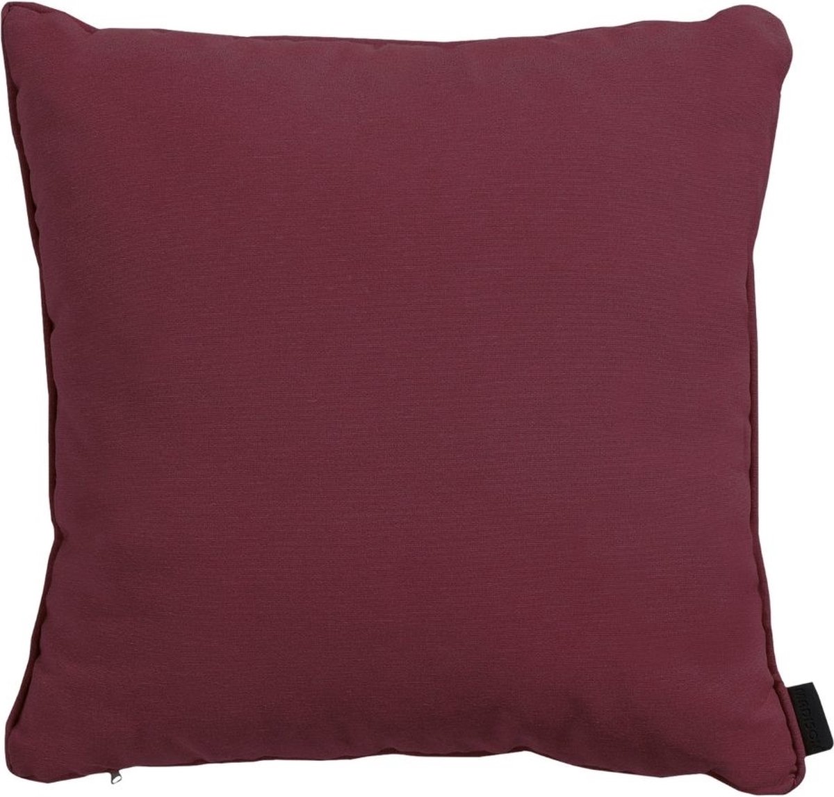 Madison Sierkussen 60x60 piping Panama bordeaux - Rood