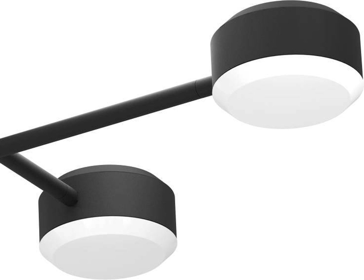 EGLO Clavellina Plafondlamp - LED - 89 cm|Wit - Dimbaar - Zwart