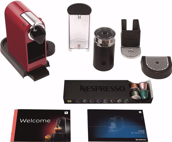 KRUPS Nespresso Citiz & Milk XN7615 Kersen - Rood