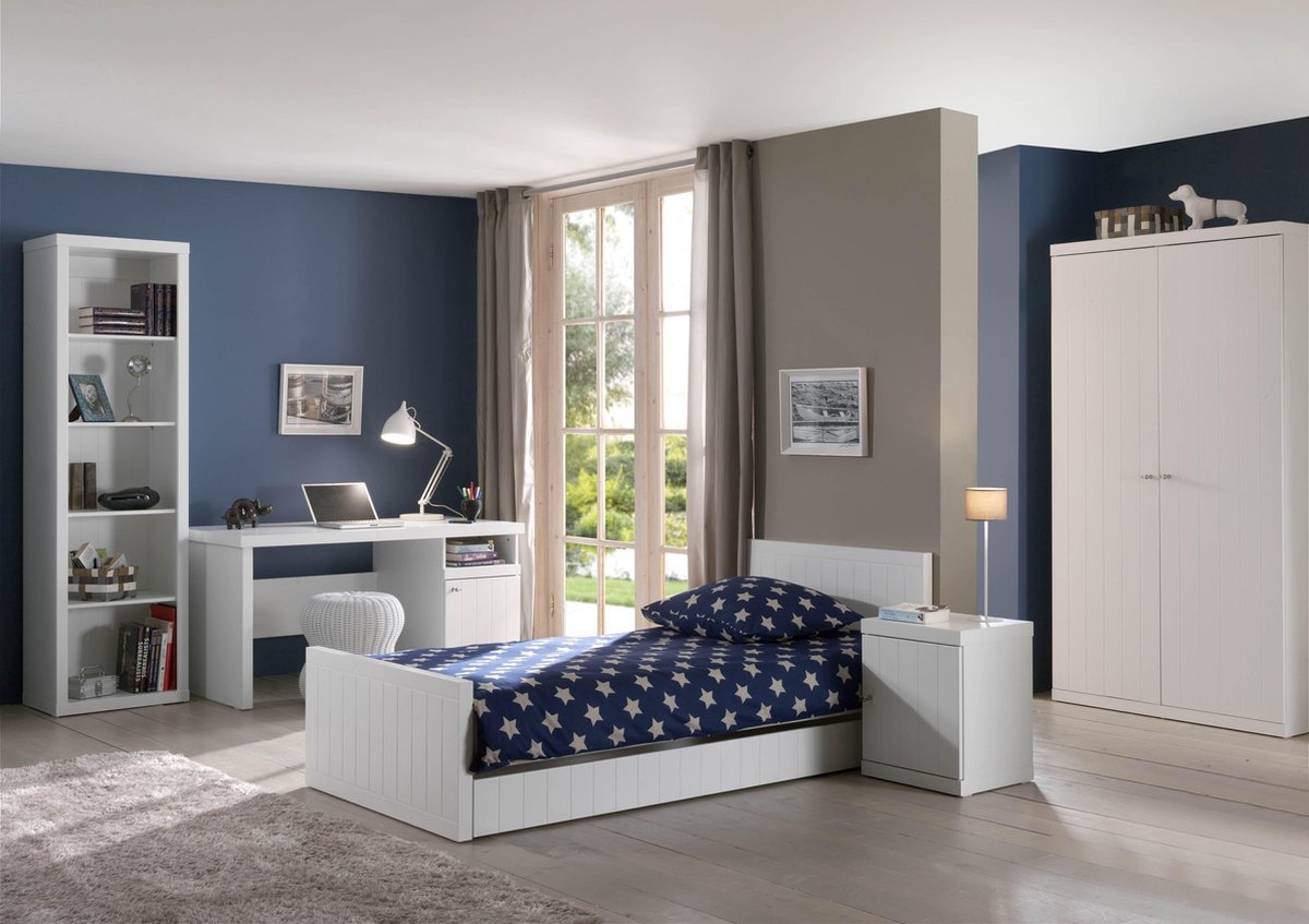 Vipack Robin Bed 90 x 200 cm Wit