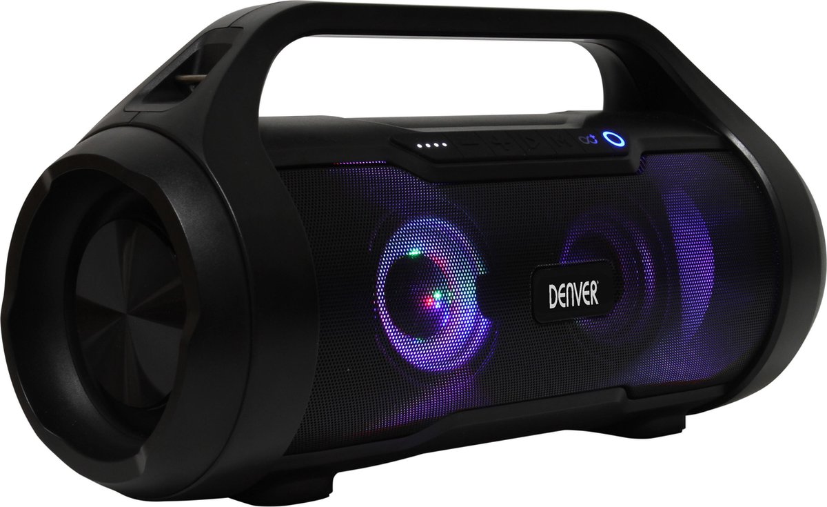 Denver Dankzij De Draagbare Bluetooth®-luidsprekers Electronics Btg-615 19w - Zwart