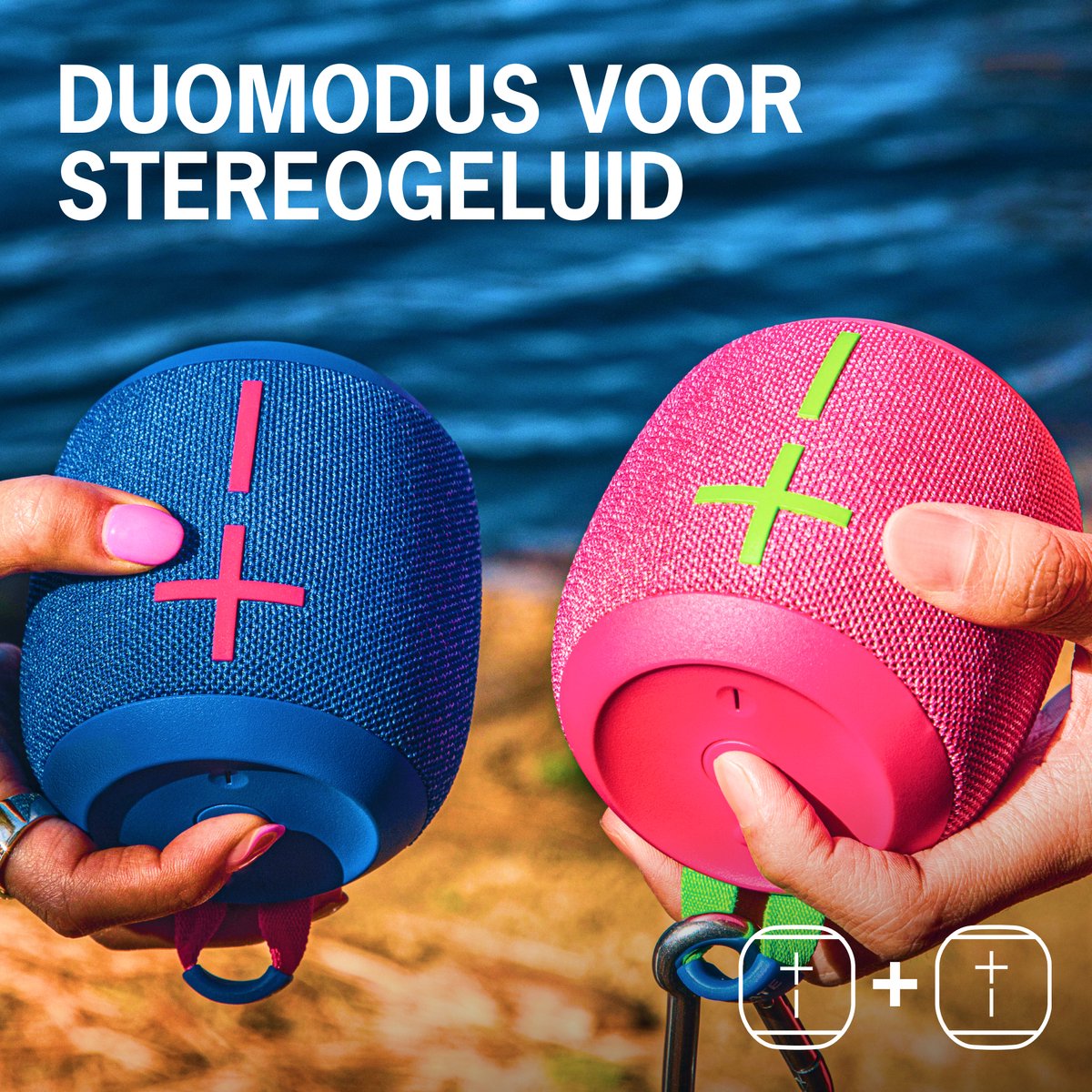 Logitech Dankzij De Draagbare Bluetooth®-luidsprekers Wonderboom 3 - Grijs