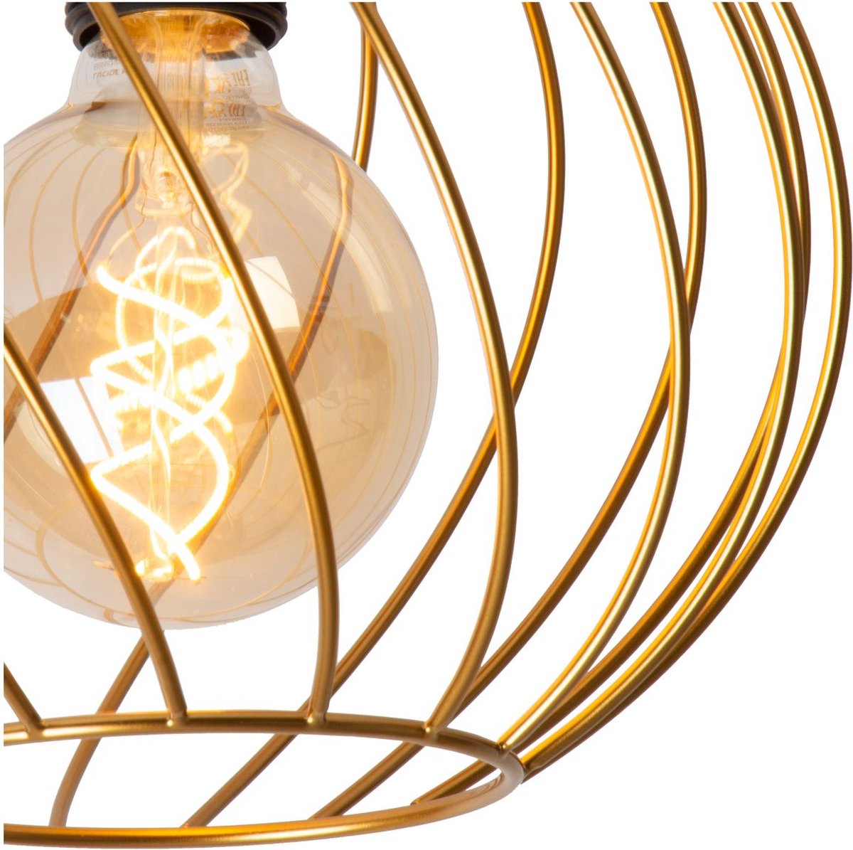 Lucide DANZA Plafonnière - Mat | Messing - Goud