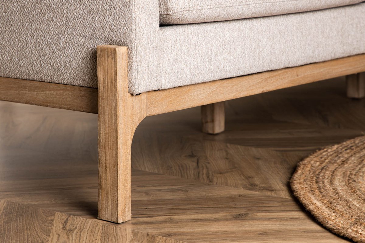 Hioshop Olympia bank 3 persoons offwhite.