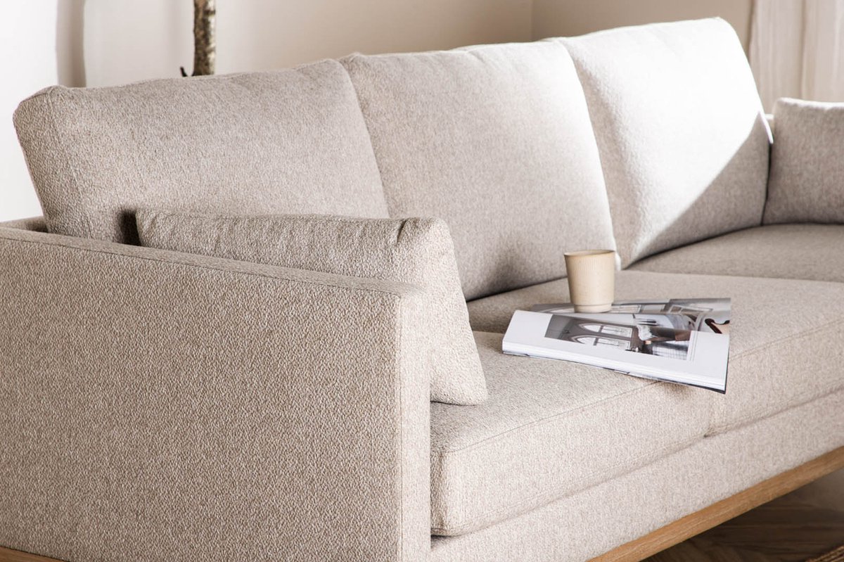 Hioshop Olympia bank 3 persoons offwhite.