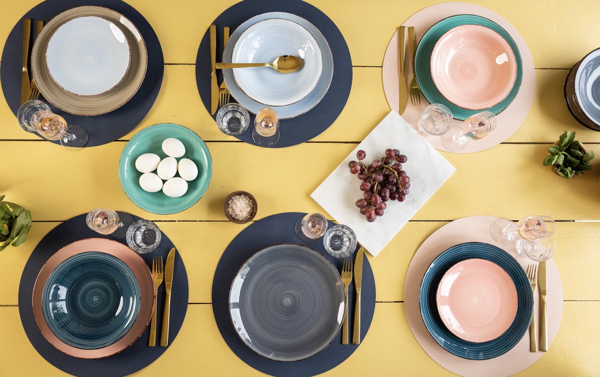 Studio Tavola Ontbijtborden Barbados ø 20 cm - 6 Stuks