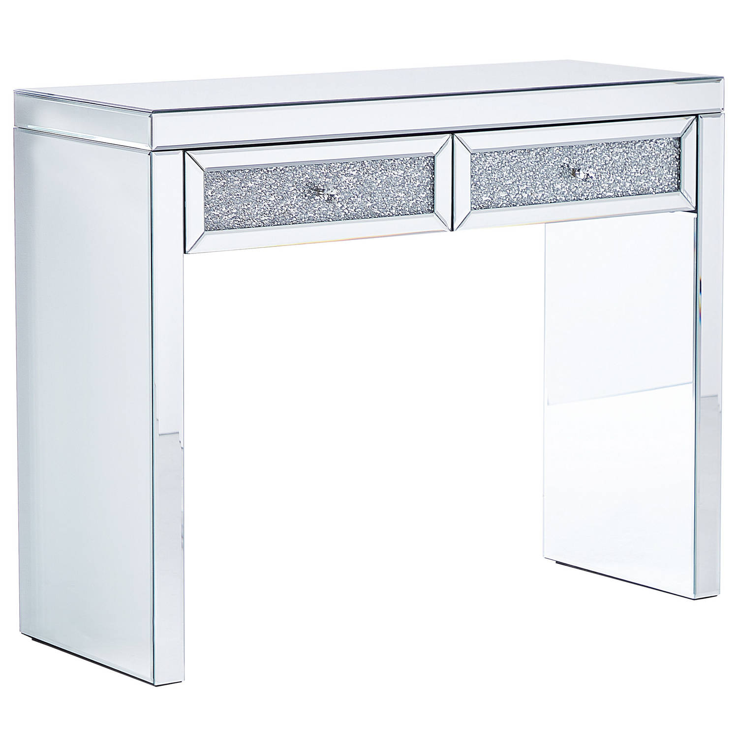 Beliani Tilly - Consoletafel-zilver-glas - Silver