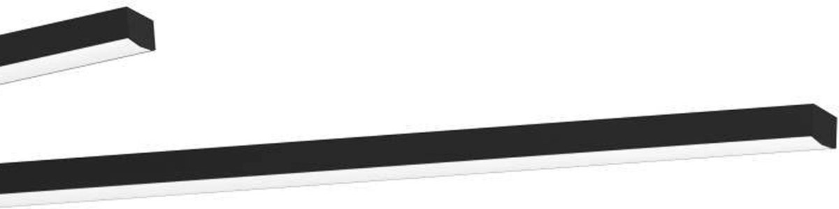 EGLO Panagria Plafondlamp - LED - 93,5 cm - Zwart|Bruin|Wit - Dimbaar