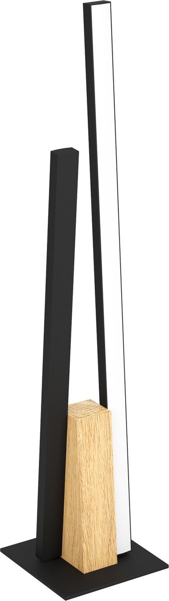 EGLO Panagria Tafellamp - LED - 45,5 cm - Zwart|Bruin|Wit