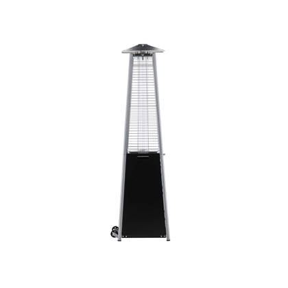 Hioshop Hottie terrasverwarmer metaal zilverkleurig. - Argent