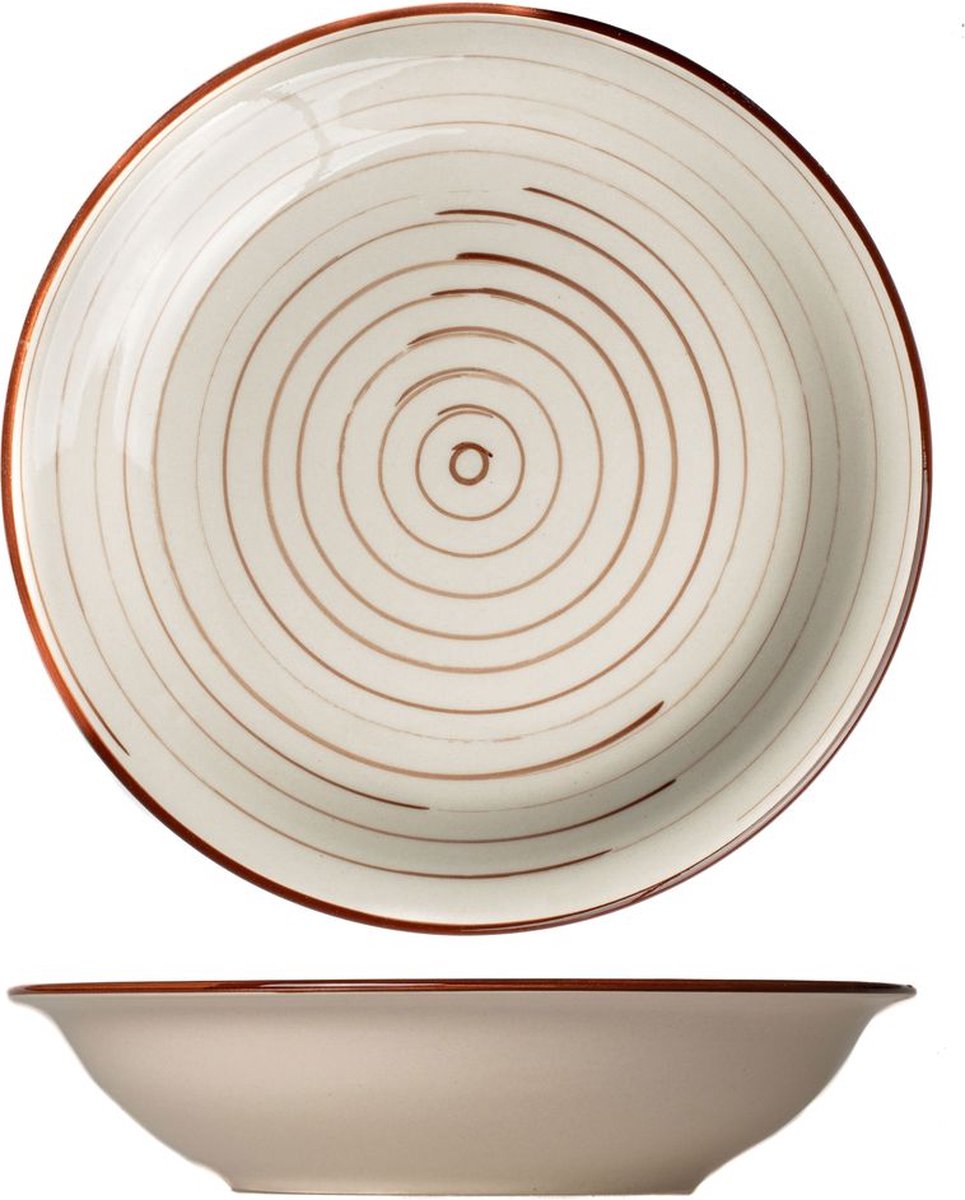 Studio Tavola Diepe Borden Rimini ø 21 cm - 6 Stuks