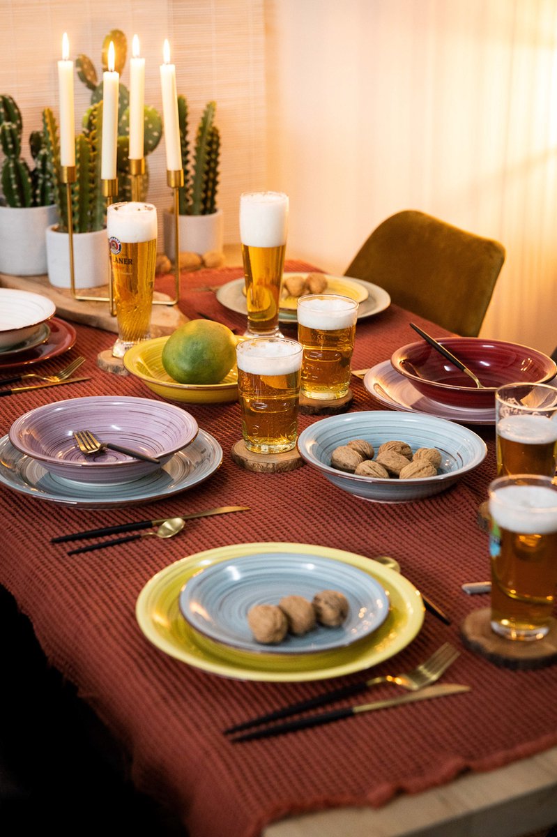 Studio Tavola Diepe Borden Rimini ø 21 cm - 6 Stuks