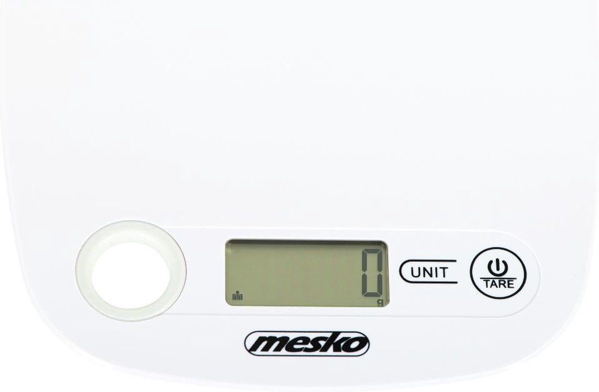 Mesko Ms 3159 Wit - Keukenweegschaal - 1 Tot 5000 Gram