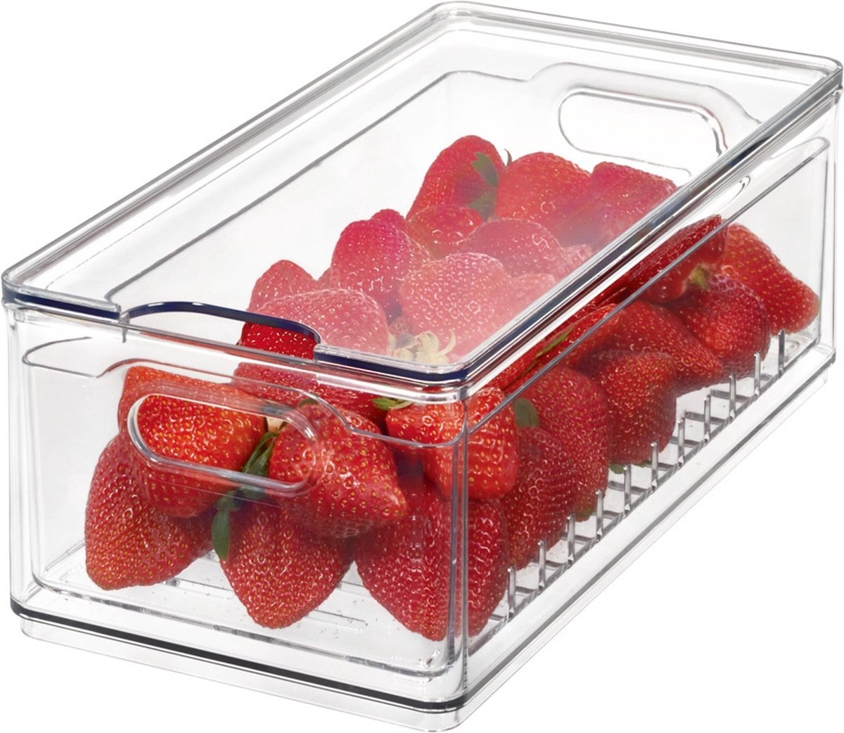 Idesign - Opbergbox Voor Fruit, Groot, 15.2 X 30.5 X 10.7 Cm, Kunststof - Idesign The Home Edit