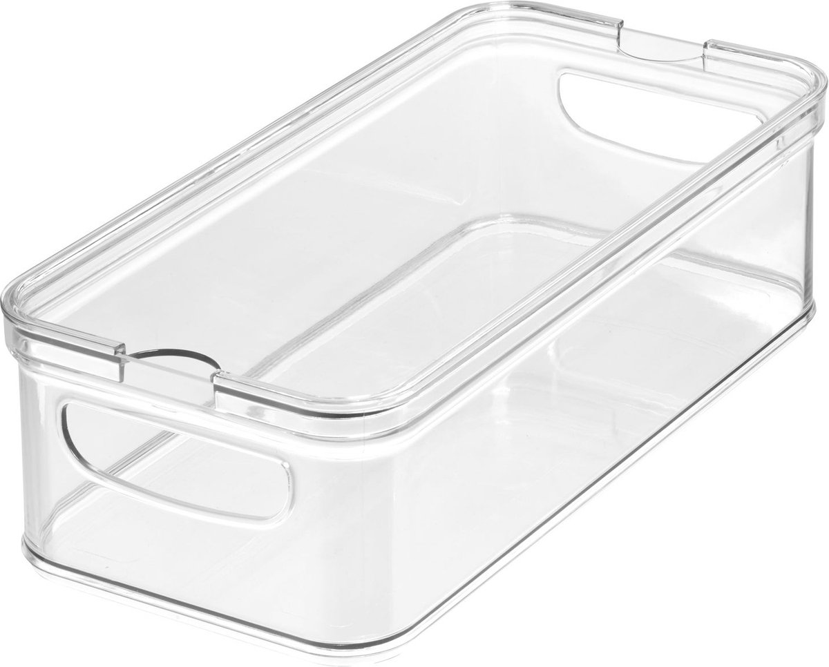 Idesign - Opbergbox Koelkast, 32.5 X 16.3 X 10 Cm, Kunststof, Transparant - Idesign Crisp