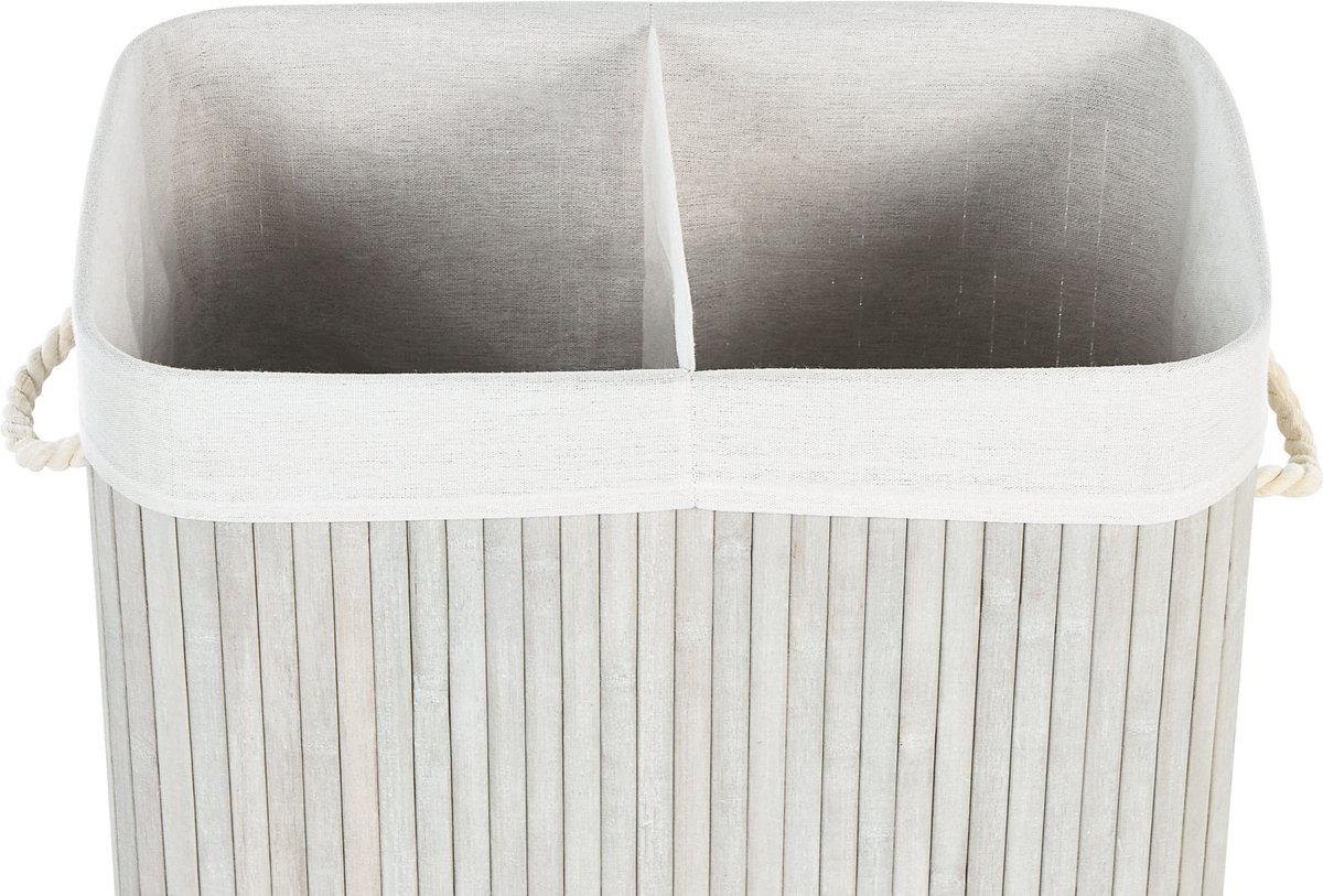 Beliani Kandy - Mand--bamboehout - Grijs