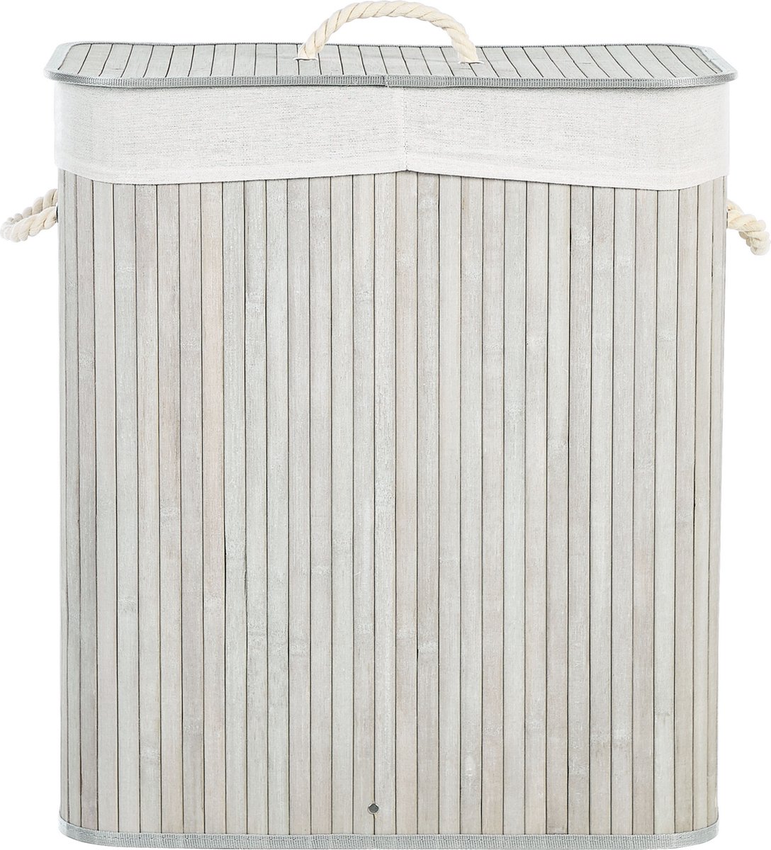 Beliani Kandy - Mand--bamboehout - Grijs