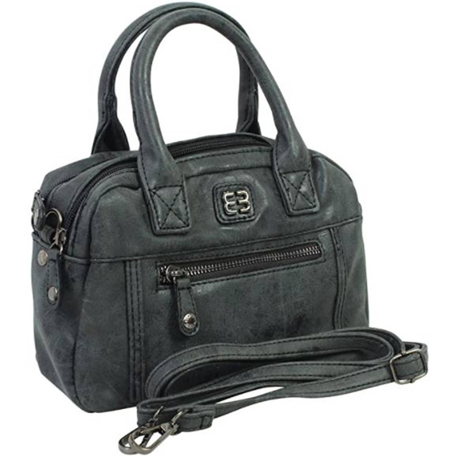 Enrico Benetti Hand Schouder Tas Black 66149 001 - Grijs