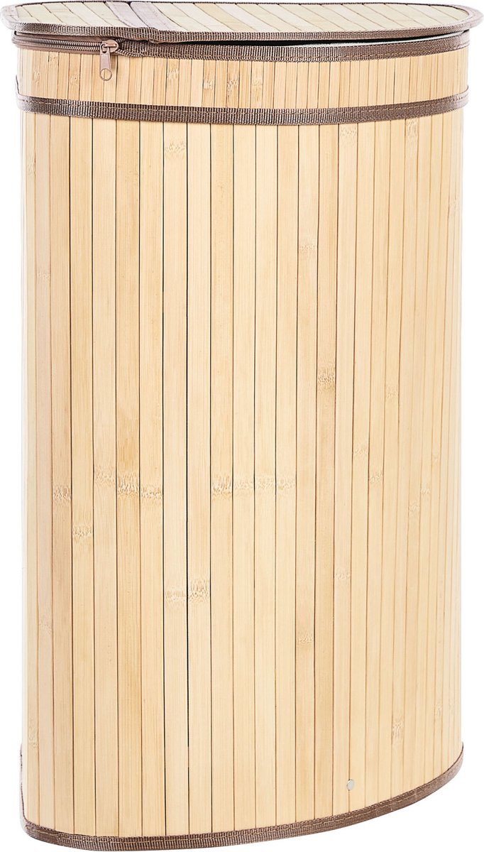 Beliani Badulla - Mand-lichte Houtkleur-bamboehout - Bruin