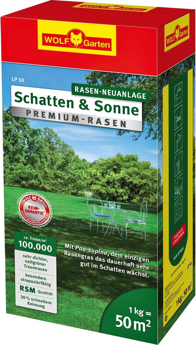 WOLF-Garten Premiium-gazon 1 Kg Lp 50