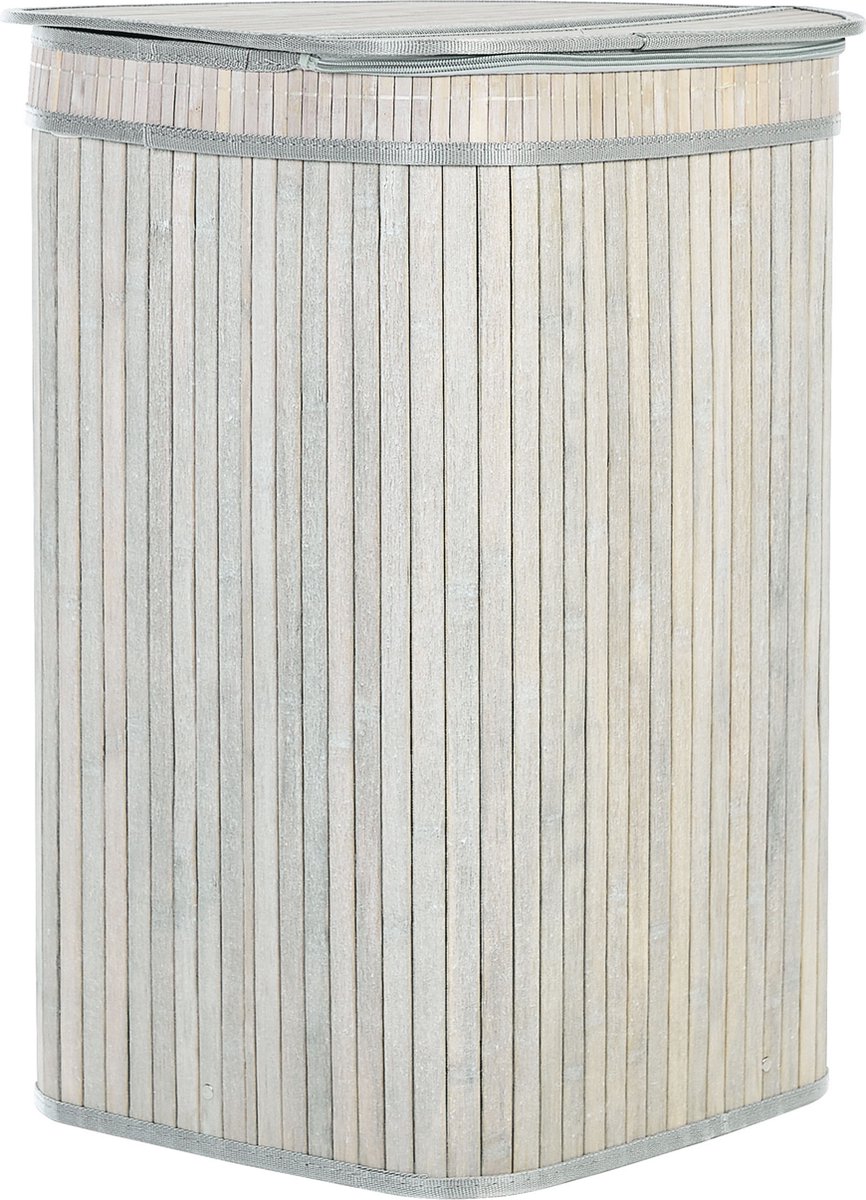 Beliani Badulla - Mand--bamboehout - Grijs