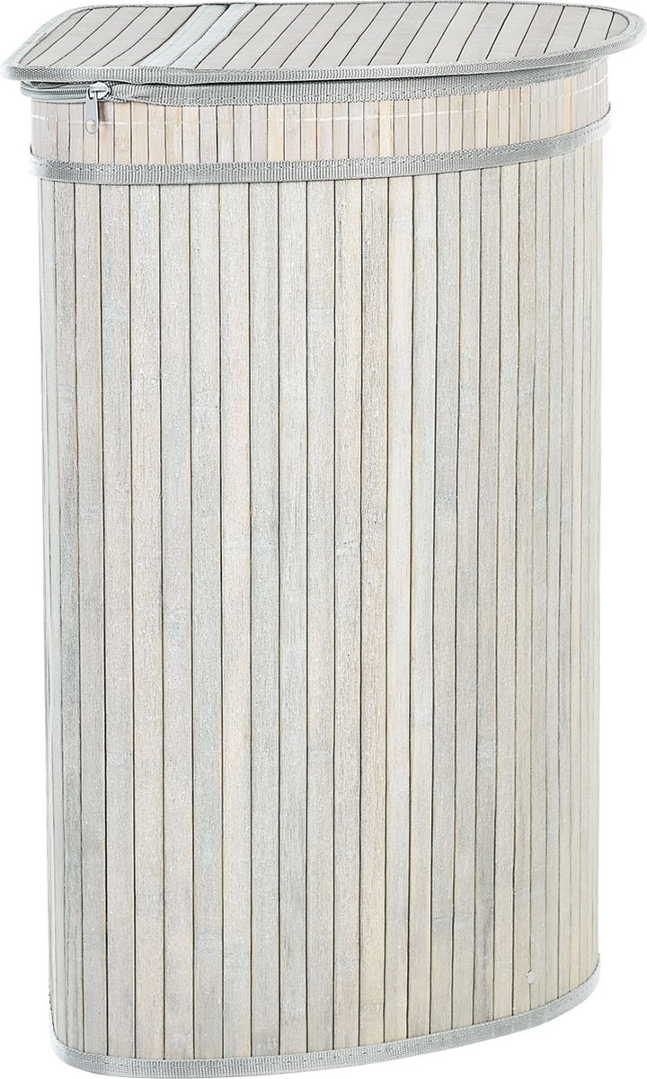 Beliani Badulla - Mand--bamboehout - Grijs