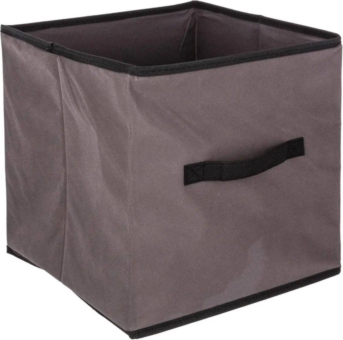 Set Van 4x Opbergmand 29 Liter Taupe 31 X 31 X 31 Cm - Opbergmanden