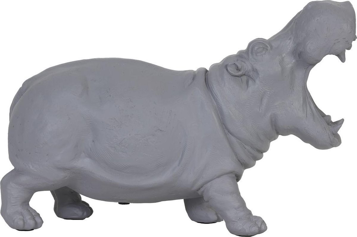 Light & Living - Tafellamp Hippo - 36x14x24cm - Grijs