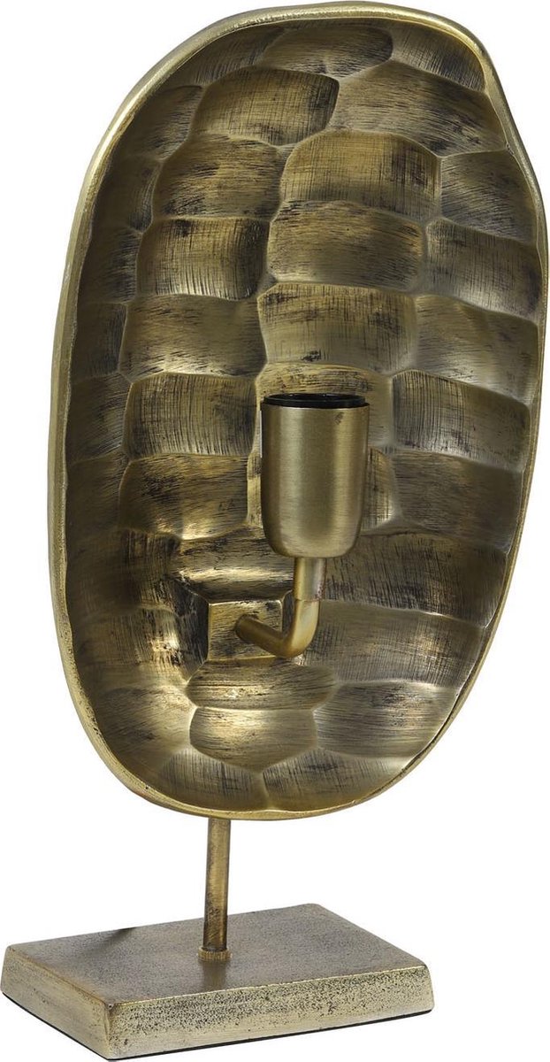 Light & Living - Tafellamp Maku - 21x14x41cm - Brons - Bruin