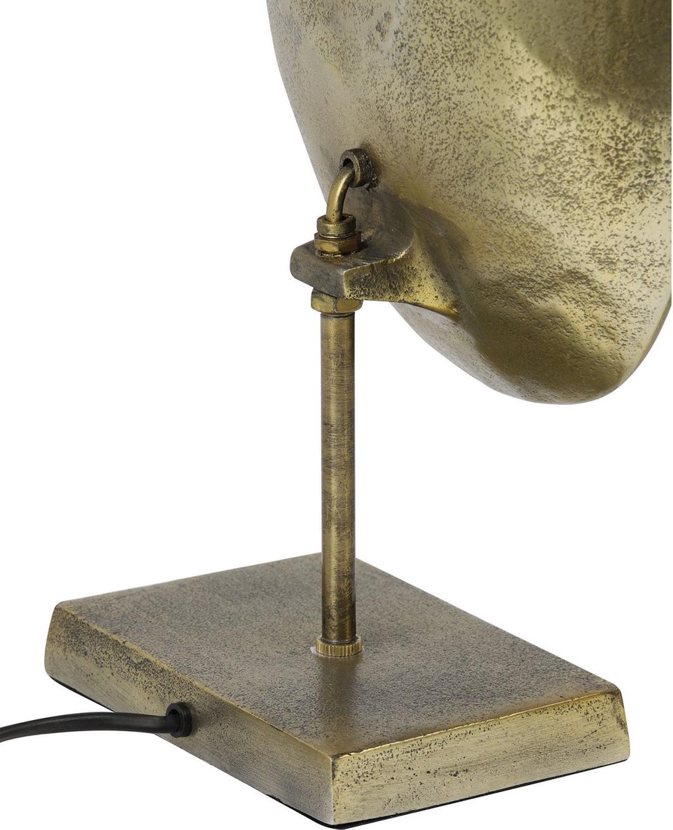 Light & Living - Tafellamp Maku - 21x14x41cm - Brons - Bruin