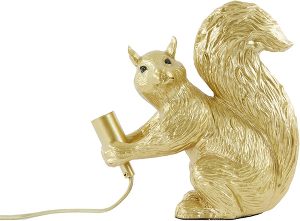 Light & Living - Tafellamp Squirrel - 22.5x22.5x25cm - Goud