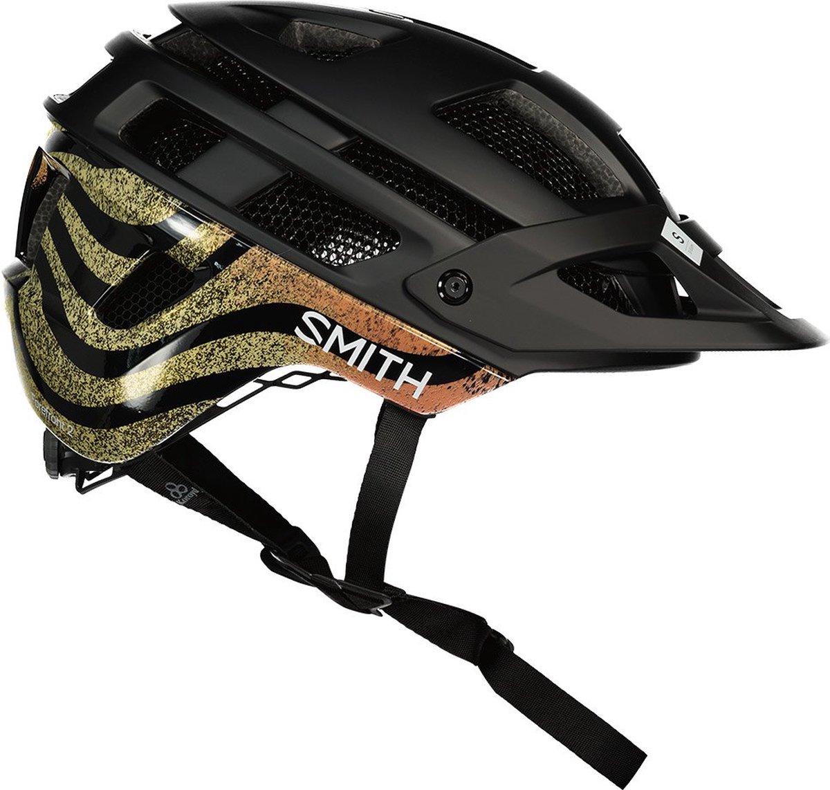 Smith - Forefront 2 Helm Mips Art Ser Stripe Cult - Zwart