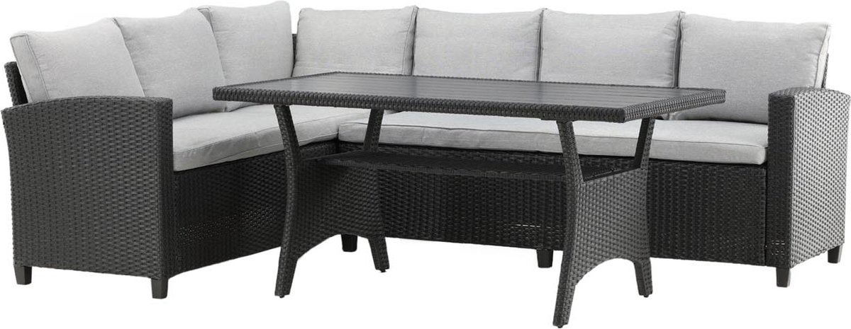 Brentwood Loungeset 2 Delen Grijs,zwart.