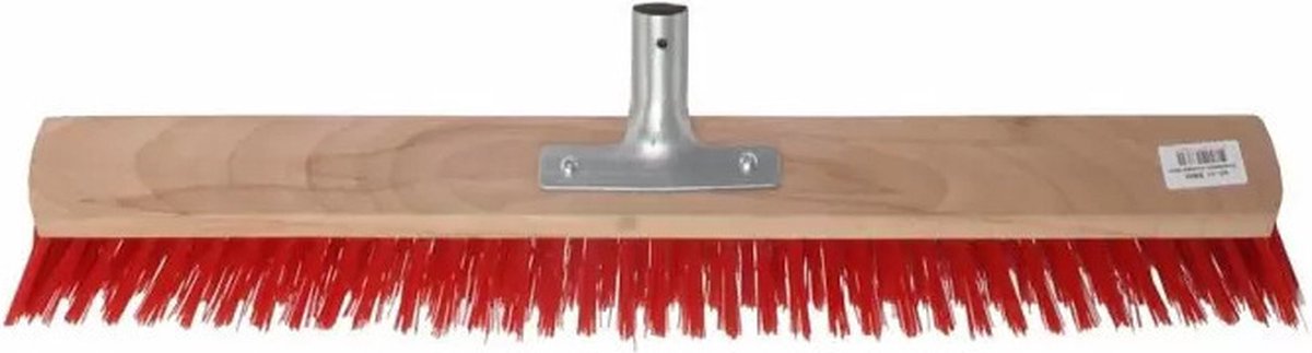 Talen Tools Buitenbezem - Fsc Hout - Nylon - 60 Cm - Bezemsteel 140 Cm - Bezem - Beige