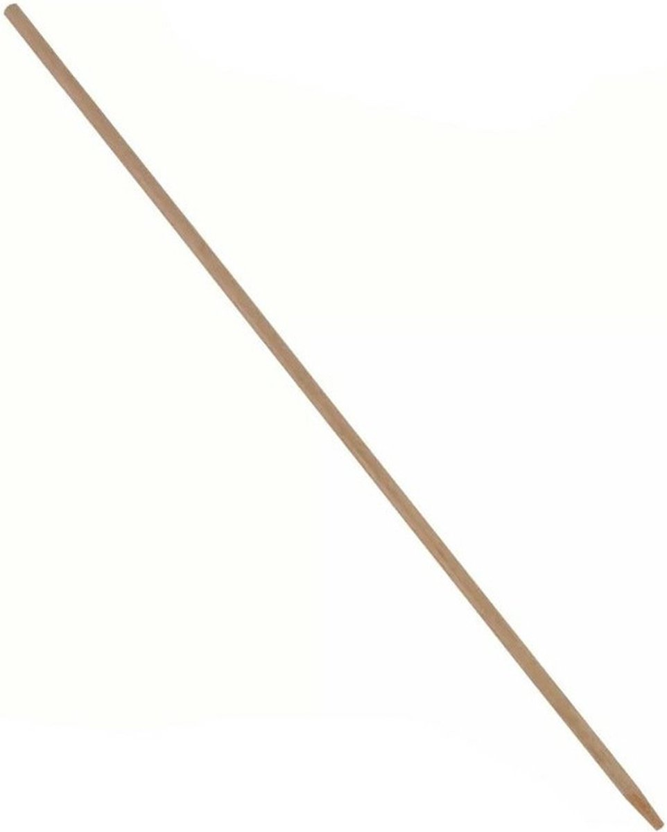 Talen Tools Buitenbezem - Fsc Hout - Nylon - 60 Cm - Bezemsteel 140 Cm - Bezem - Beige