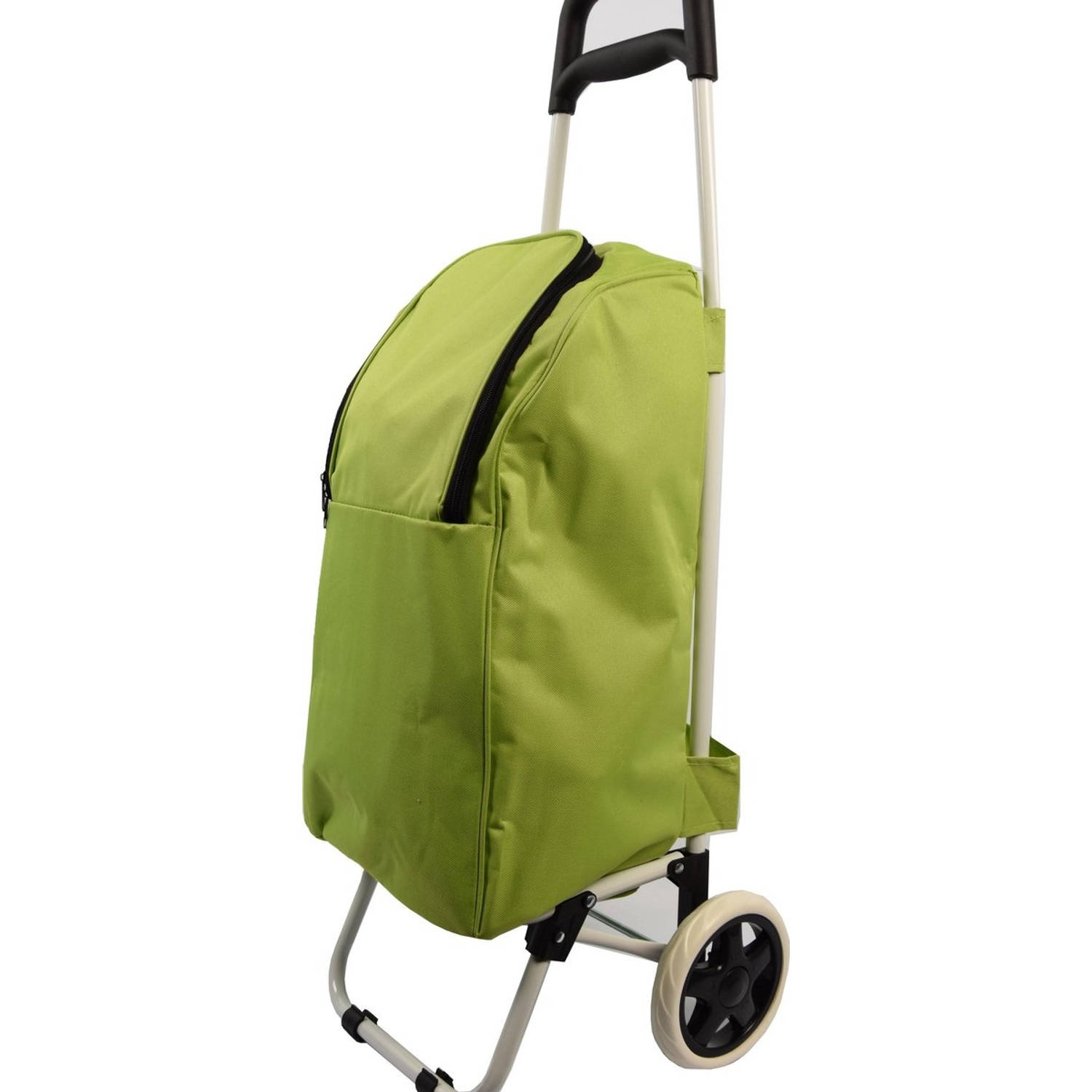 Boodschappen Trolley Koeltas Rood 25 Liter - Koeltas Trolley 92 X 34,5 X 29 Cm\ - Groen