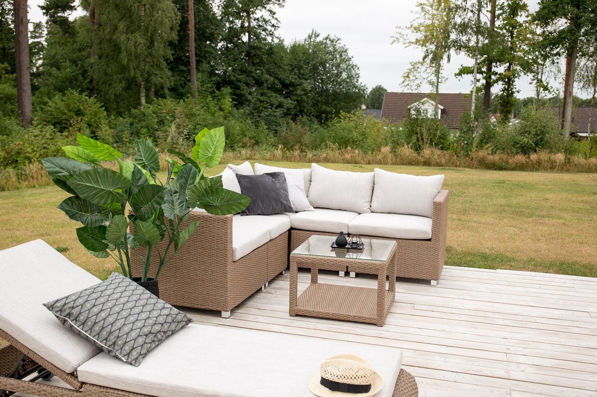 Vamos Loungeset 2 Delen Zandkleurig,naturel. - Beige