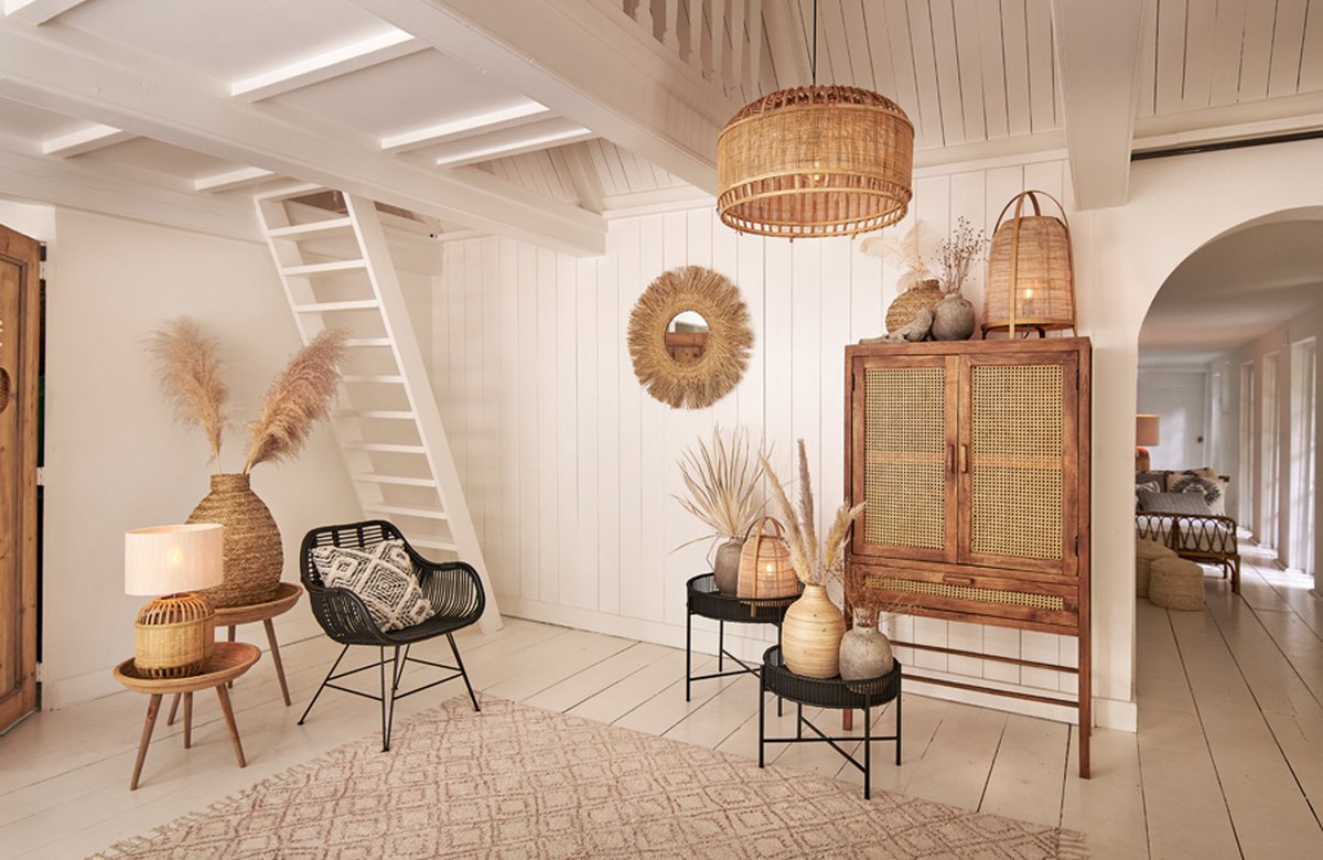 Light & Living - Tafellamp Jacinto - 34x34x60cm - Oranje