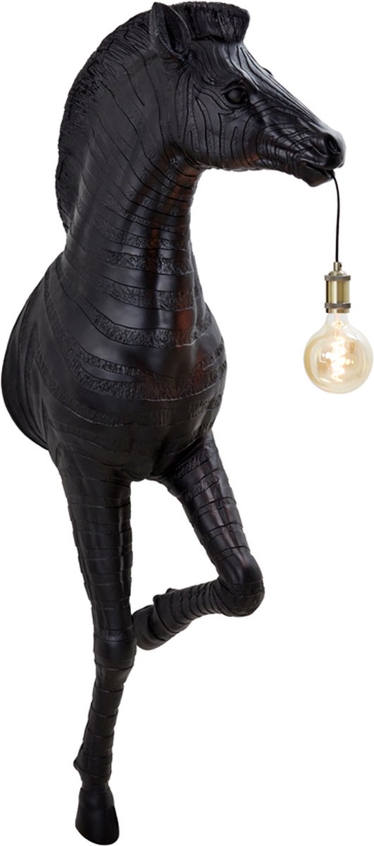 Light & Living - Wandlamp Zebra - 63x35x161cm - Zwart