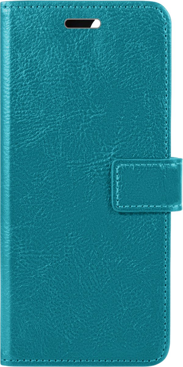 Basey Oneplus Nord Ce 2 Lite Hoesje Book Case Kunstleer Cover Hoes - Turquoise