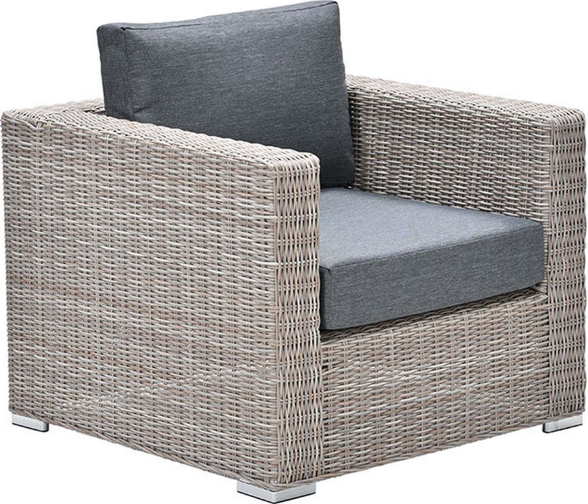 Garden Impressions Tennessee Loungestoel Vintage Willow - Texfiber - Bruin