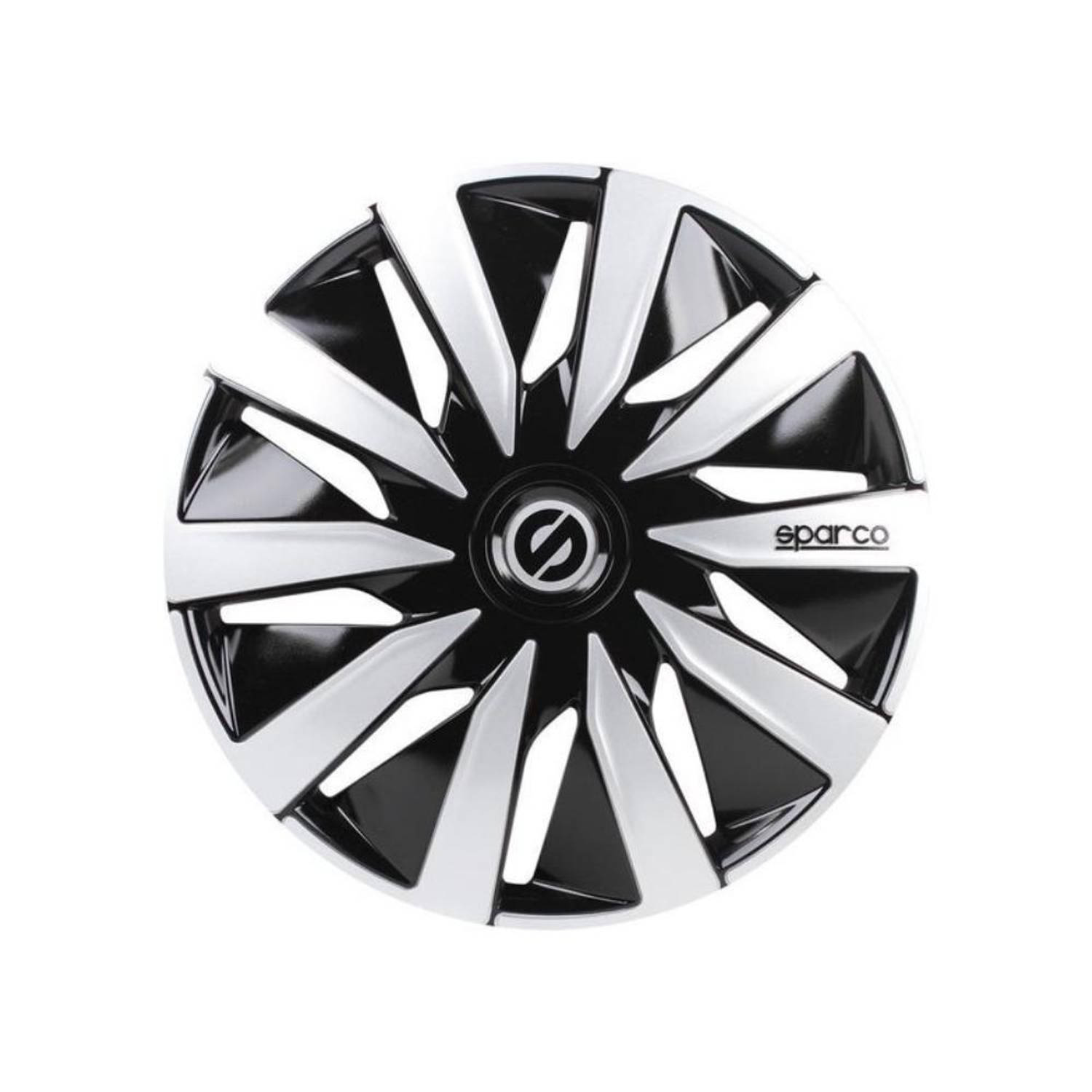 Sparco - Wieldoppen - Velgen - Lazio - 15 Inch - Zwart/zilver