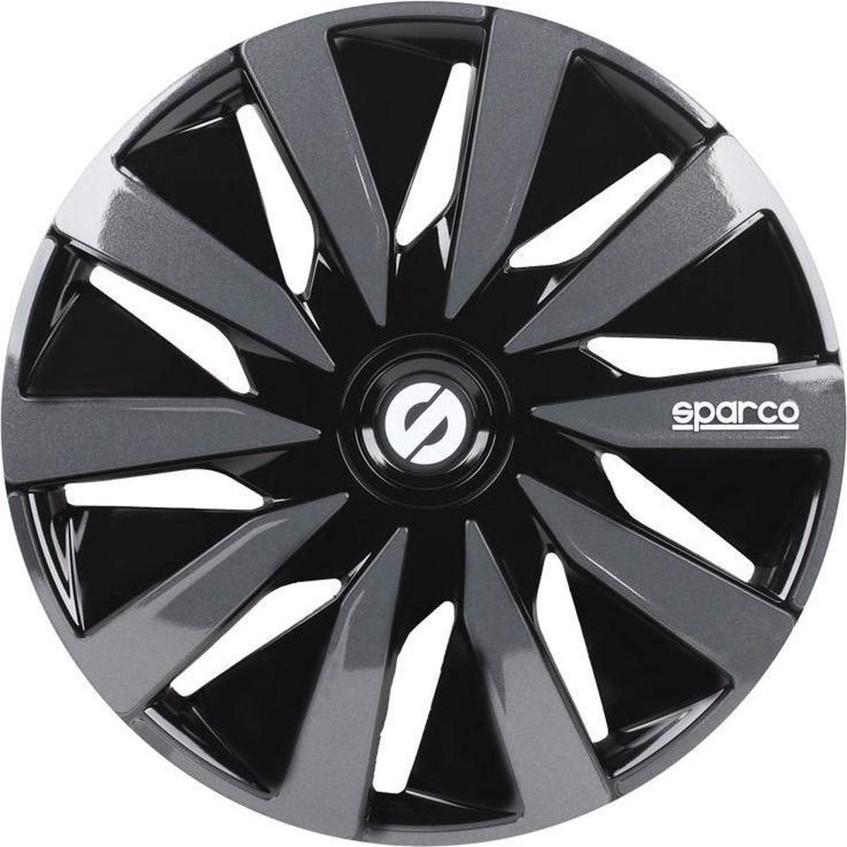 Sparco - Wieldoppen - Velgen - 15 Inch - Zwart/zilver