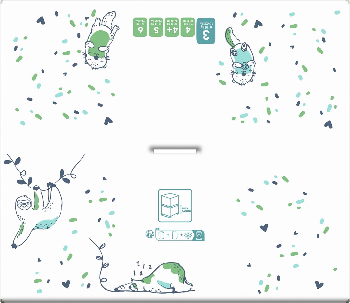 Pampers - Harmonie - Maat 3 - Maandbox - 204 Stuks - 6/10 Kg