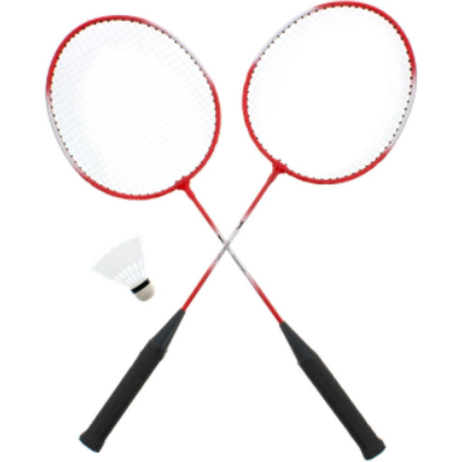 Slazenger Badmintonset Inclusief Shuttles Badminton Sport - Rood