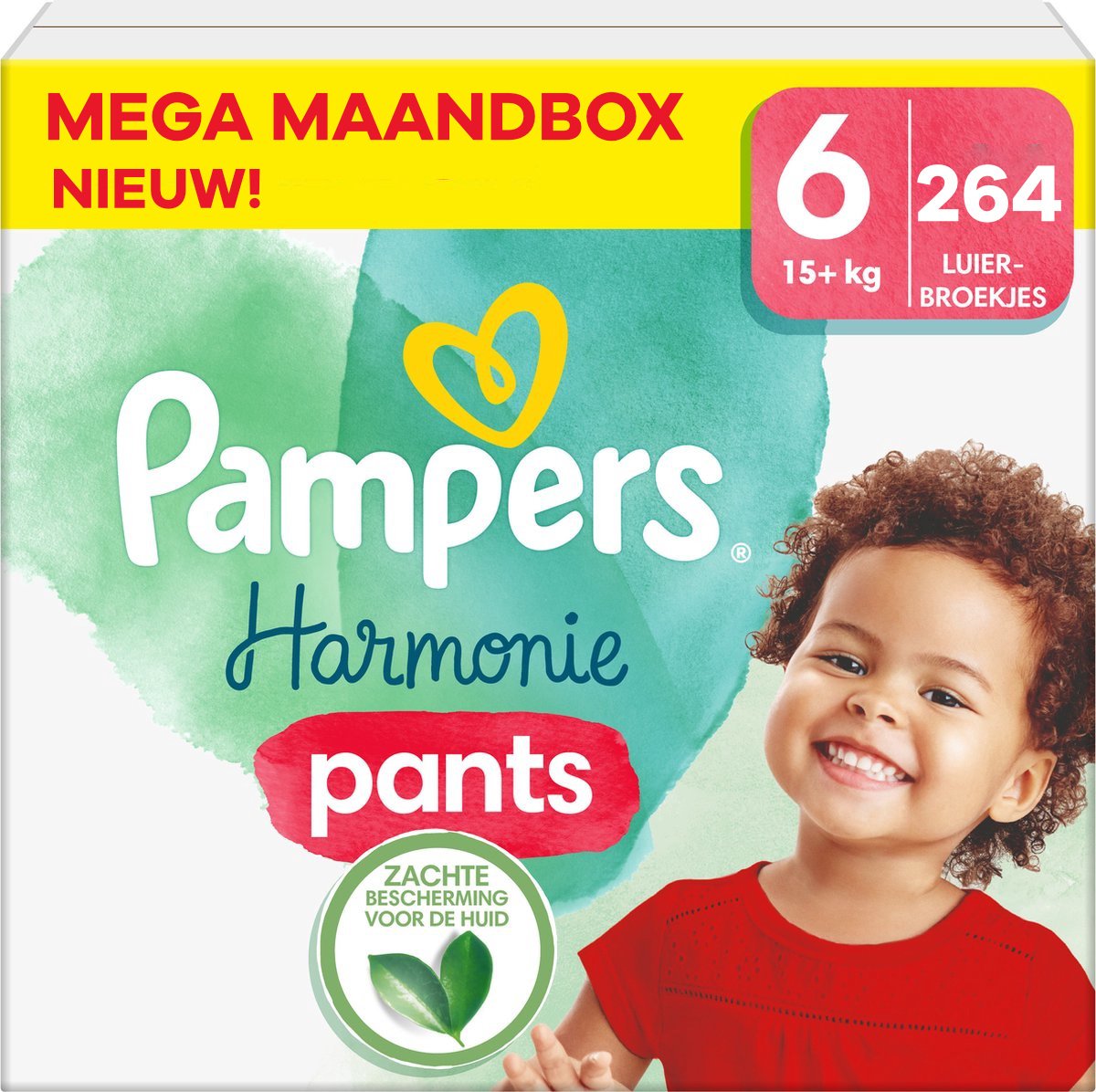 Pampers - Harmonie Pants - Maat 6 - Mega Maandbox - 264 Stuks - 15+ Kg