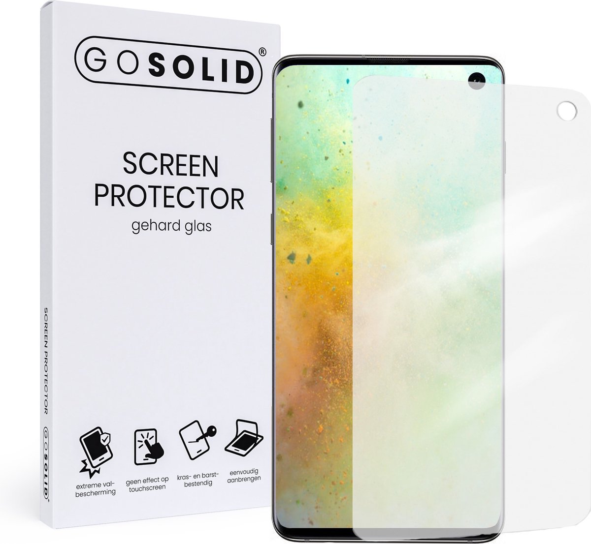 Go Solid! Samsung Galaxy Note 9 Screenprotector Gehard Glas